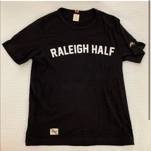 Tracksmith shirt Raleigh half marathon